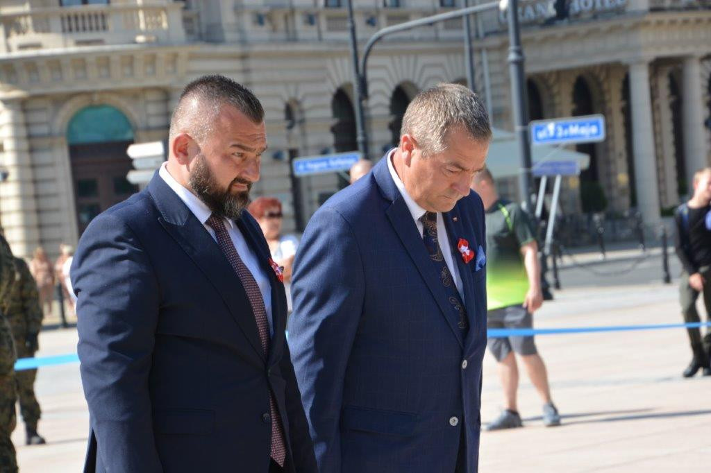 Przedstawiciele gminy Radzyń P. w Lublinie 15 VIII
