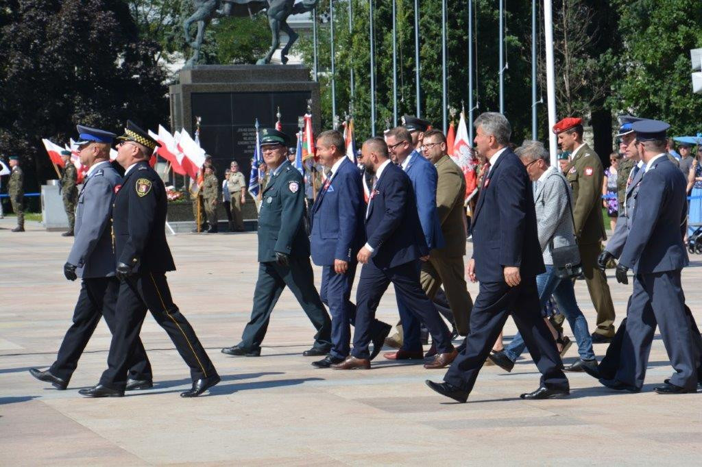 Przedstawiciele gminy Radzyń P. w Lublinie 15 VIII