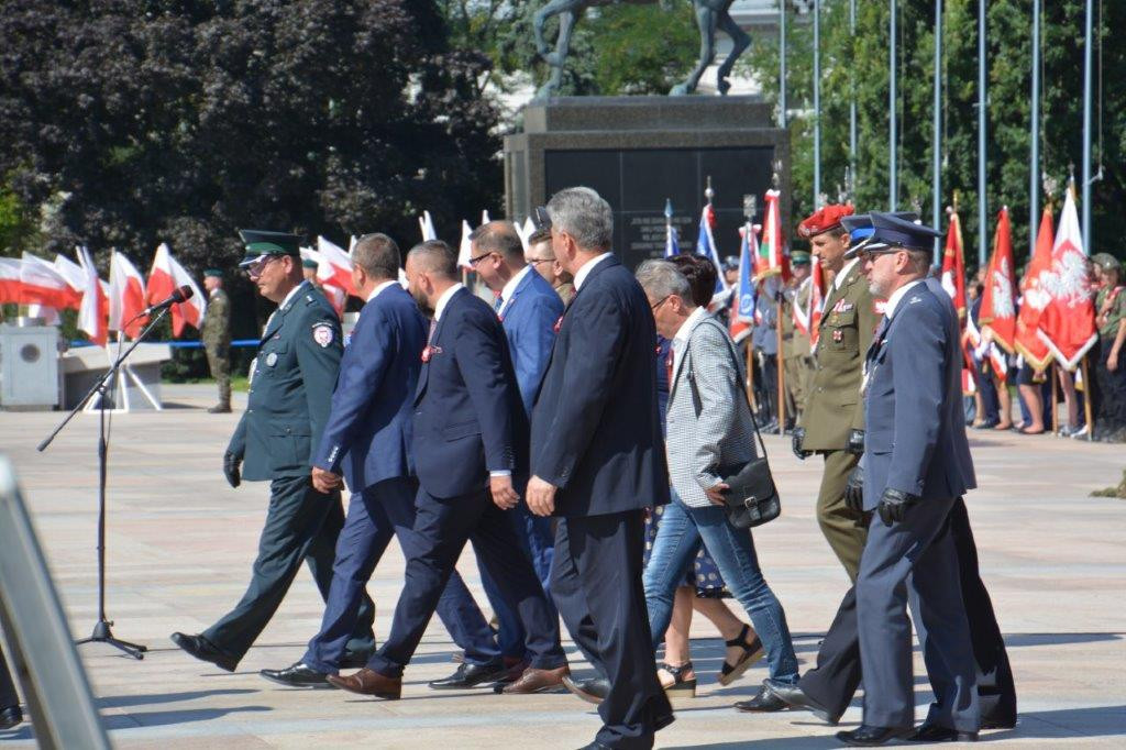 Przedstawiciele gminy Radzyń P. w Lublinie 15 VIII