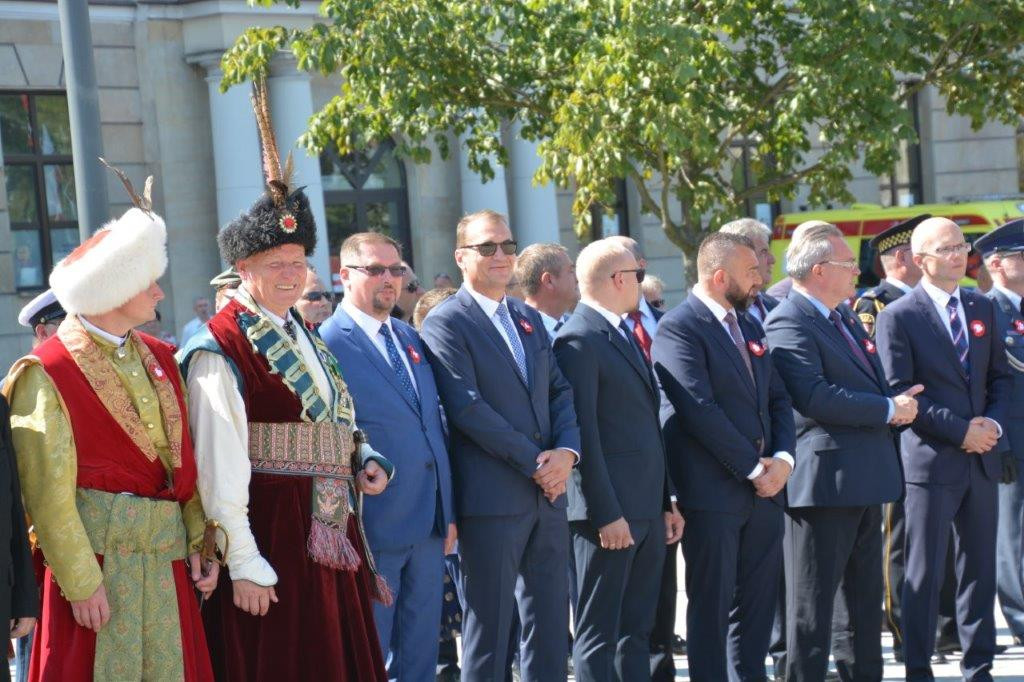 Przedstawiciele gminy Radzyń P. w Lublinie 15 VIII