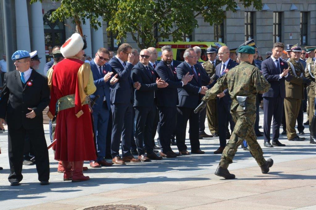 Przedstawiciele gminy Radzyń P. w Lublinie 15 VIII