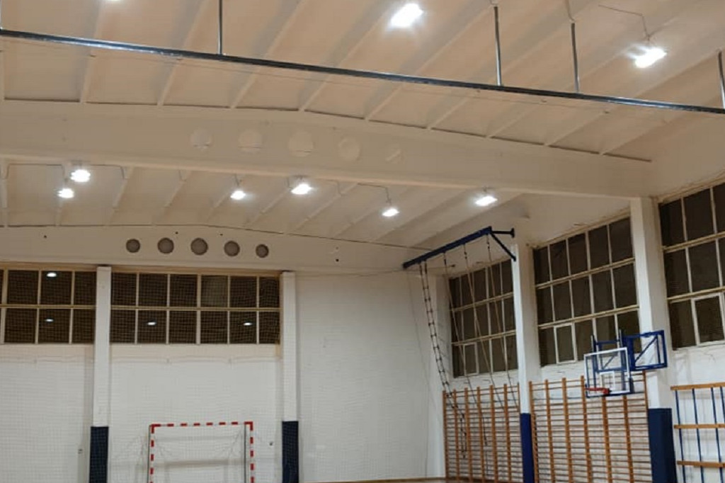 Hala sportowa w Ulanie-Majoracie po remoncie