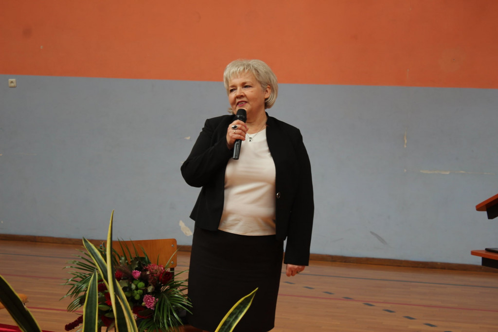 Oficjalne powitanie medalisty w Komarówce P.