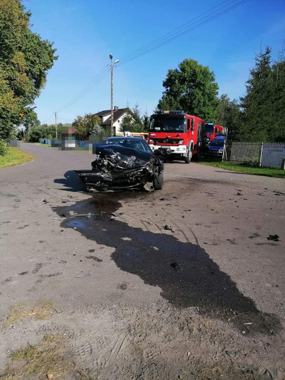 Wypadek w Brzozowicy Małej