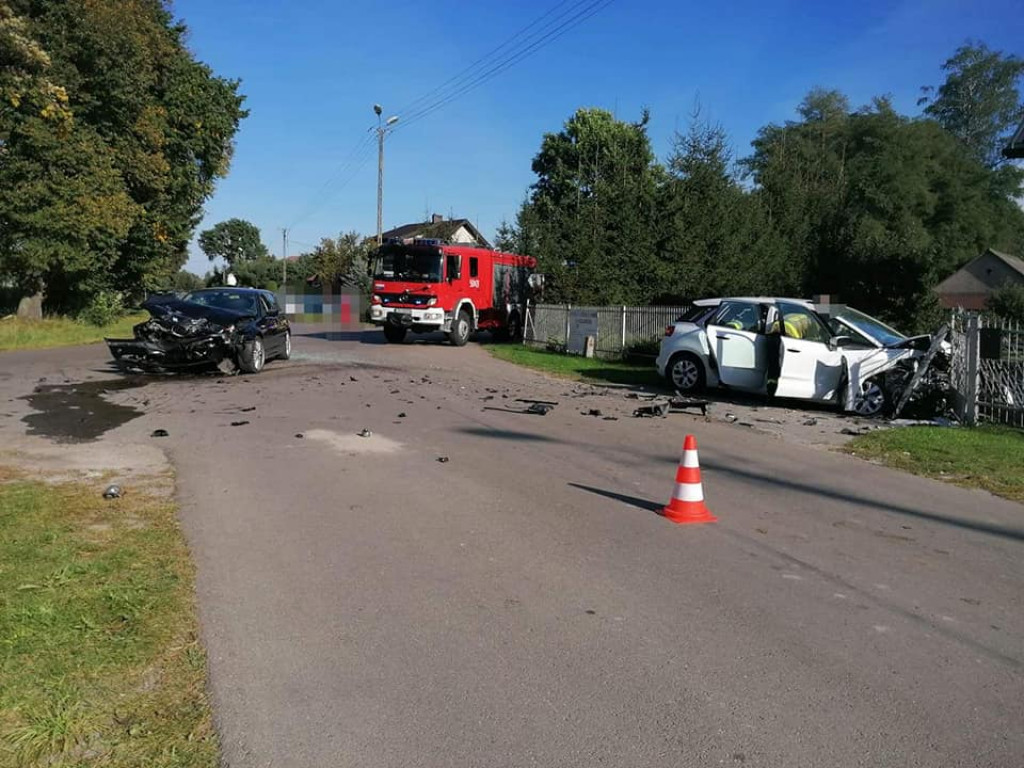 Wypadek w Brzozowicy Małej
