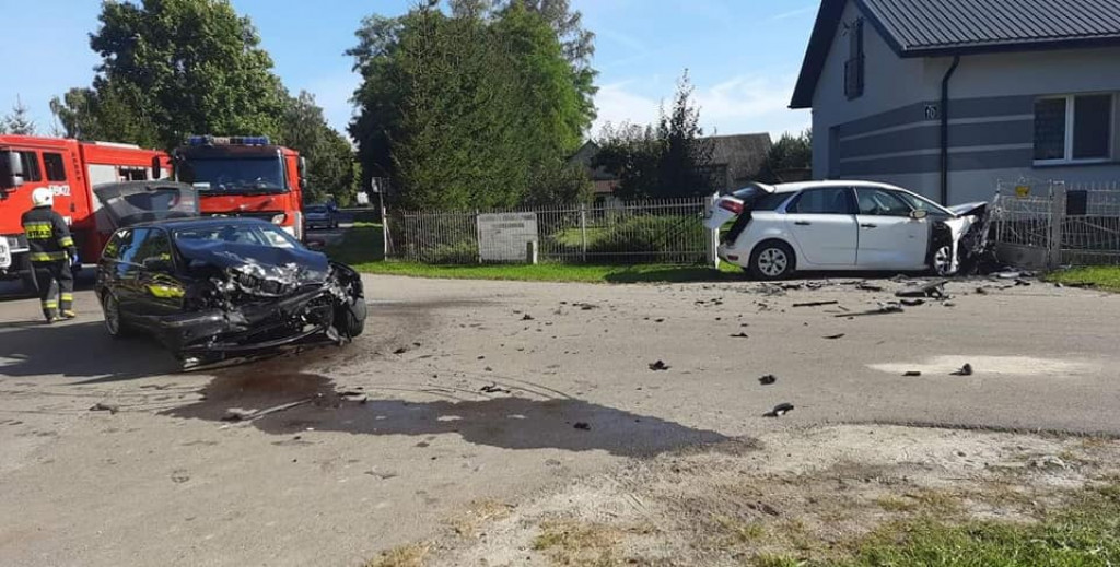 Wypadek w Brzozowicy Małej