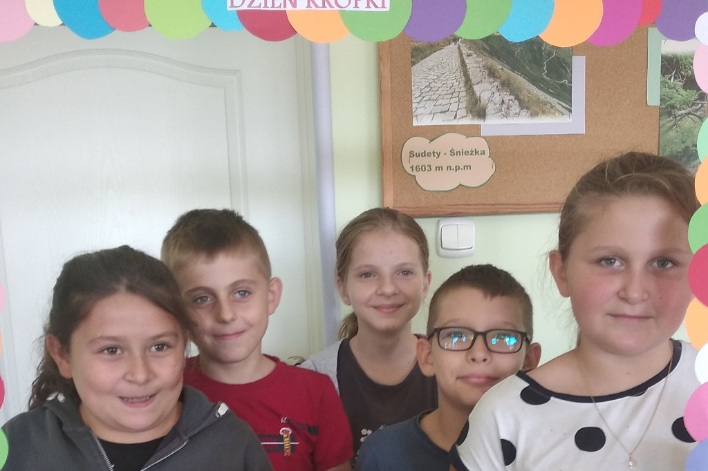 Dzień Kropki w SP w Sobolach