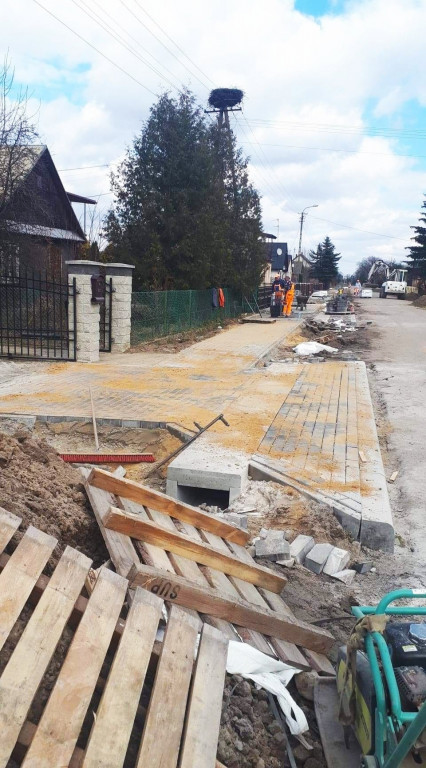 Przebudowa drogi w Brzozowicy Dużej