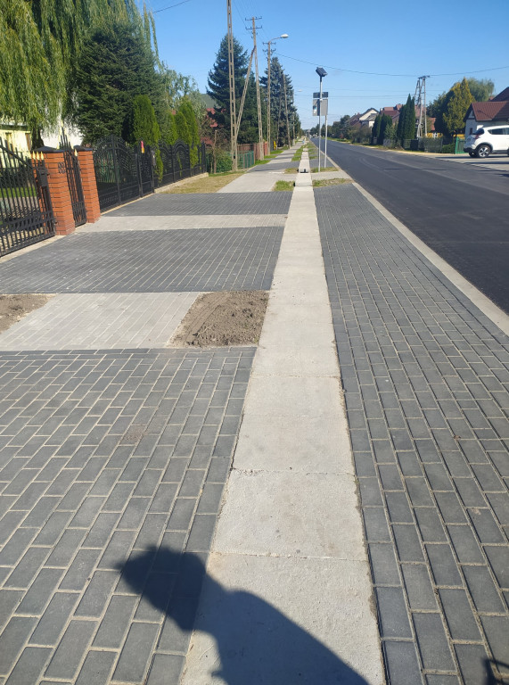 Przebudowa drogi w Brzozowicy Dużej