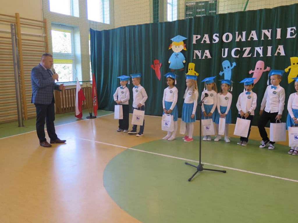 Pasowanie na ucznia SP w Domaszewnicy