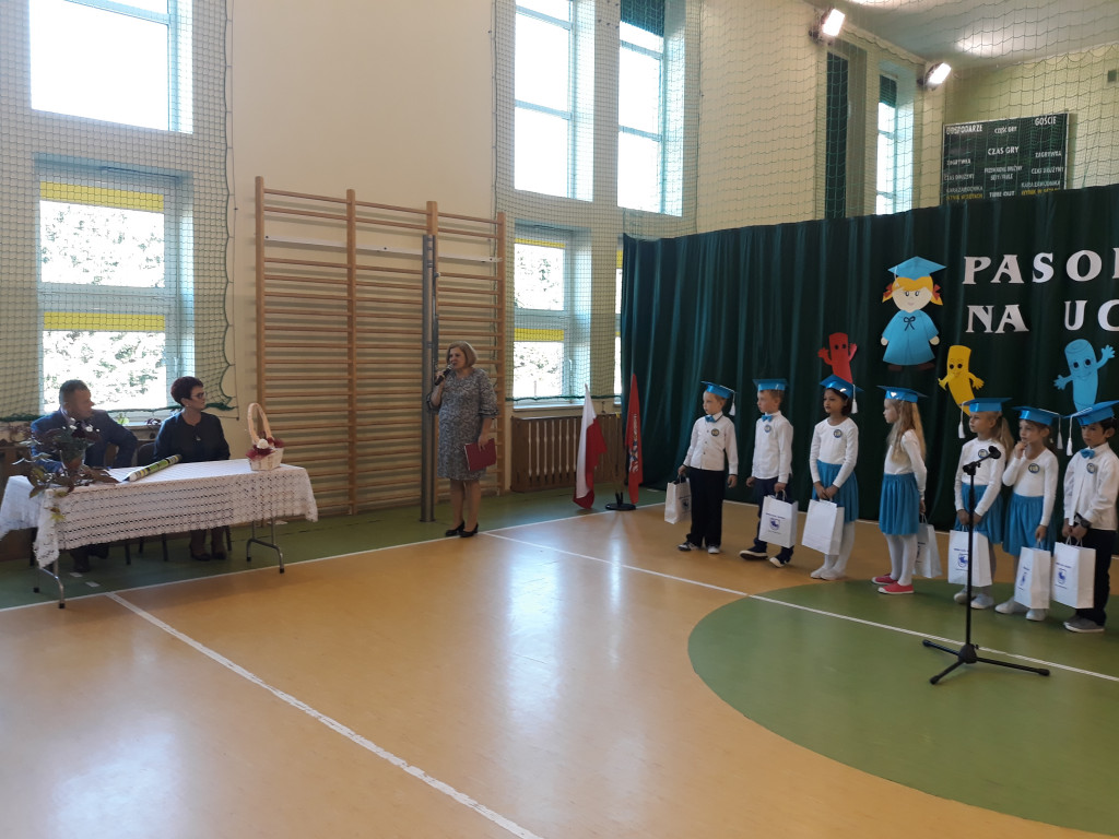 Pasowanie na ucznia SP w Domaszewnicy