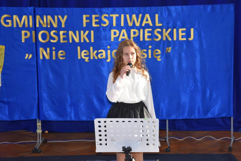 I Gminny Festiwal Piosenki Papieskiej w Białce