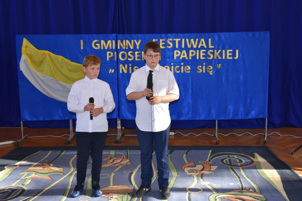I Gminny Festiwal Piosenki Papieskiej w Białce