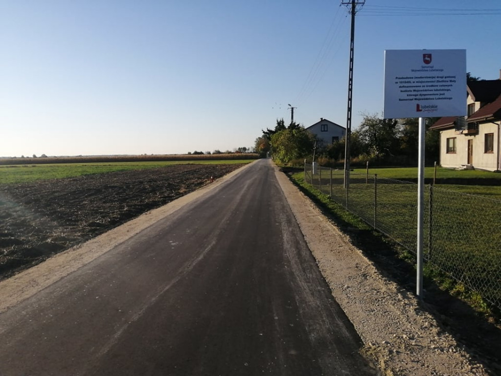 Zakończenie przebudowy drogi w Zbulitowie Małym
