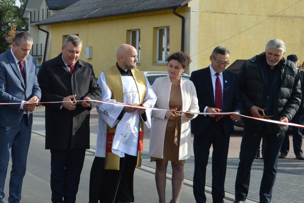 Otwarcie drogi w Brzozowicy Dużej