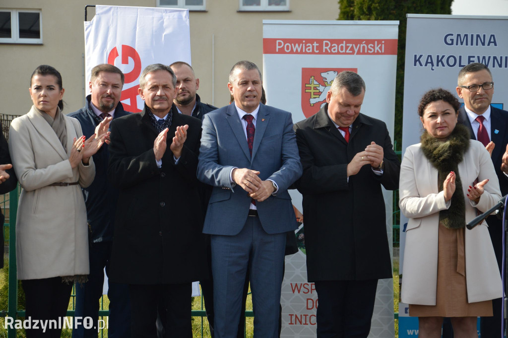 Otwarcie drogi w Brzozowicy Dużej