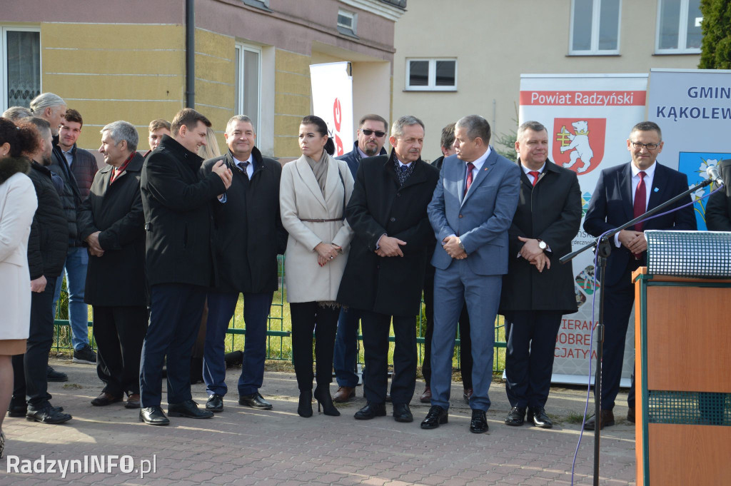 Otwarcie drogi w Brzozowicy Dużej