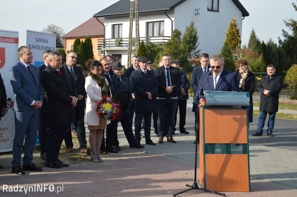 Otwarcie drogi w Brzozowicy Dużej