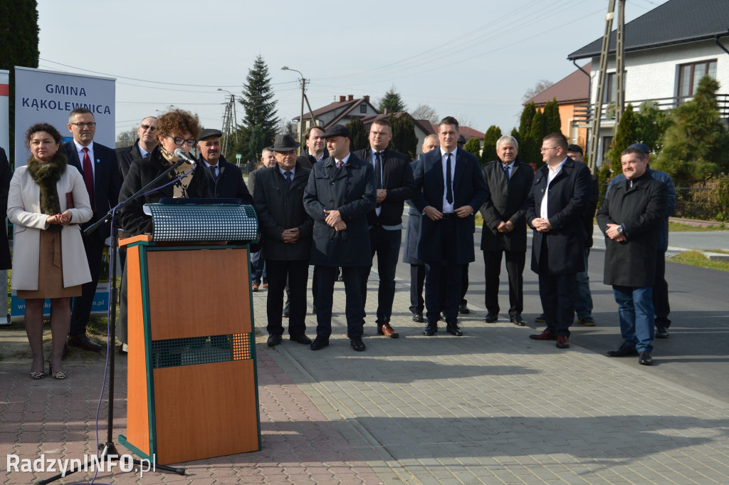 Otwarcie drogi w Brzozowicy Dużej