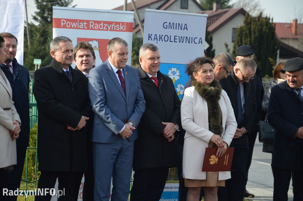 Otwarcie drogi w Brzozowicy Dużej