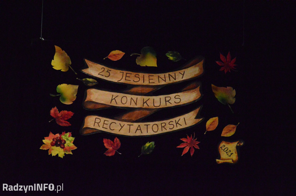Jesienny Konkurs Recytatorski w Radzyniu