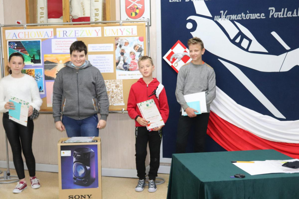 Wyniki konkursu antyalkoholowego w Komarówce P.