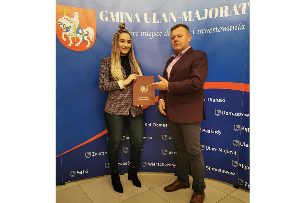 Wręczenie stypendium Oliwii Wierzchowskiej
