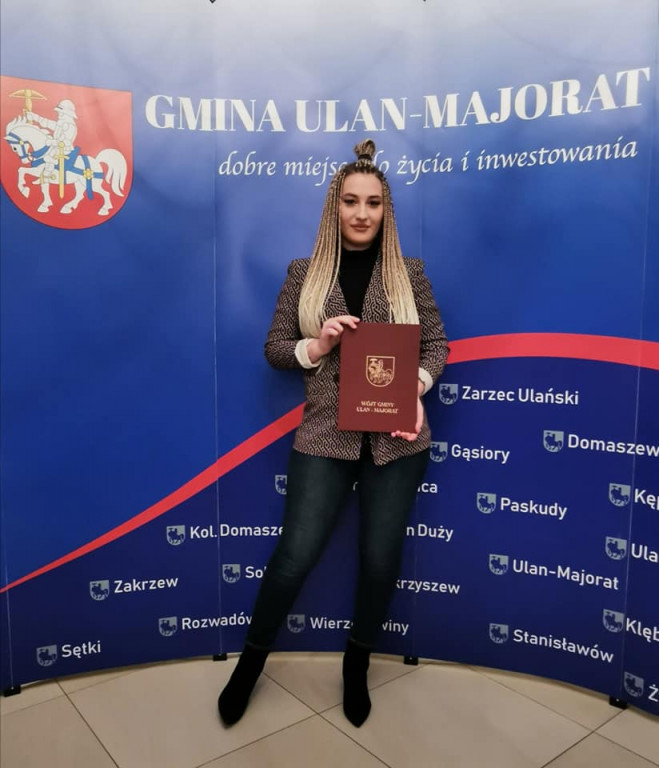 Wręczenie stypendium Oliwii Wierzchowskiej
