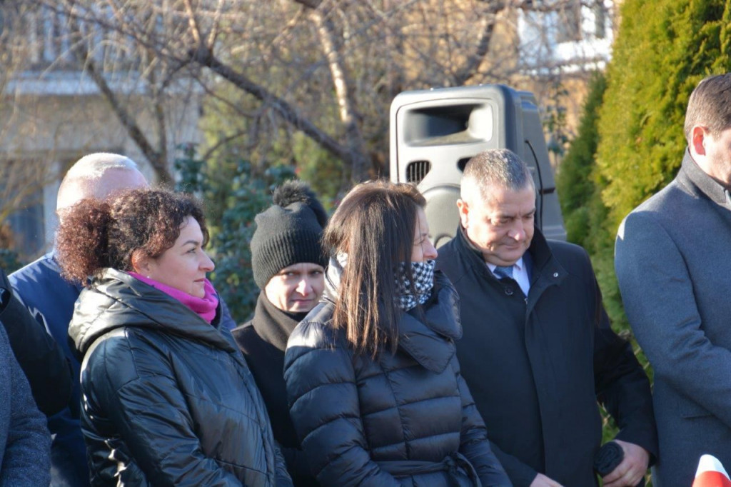Otwarcie drogi w Ustrzeszy