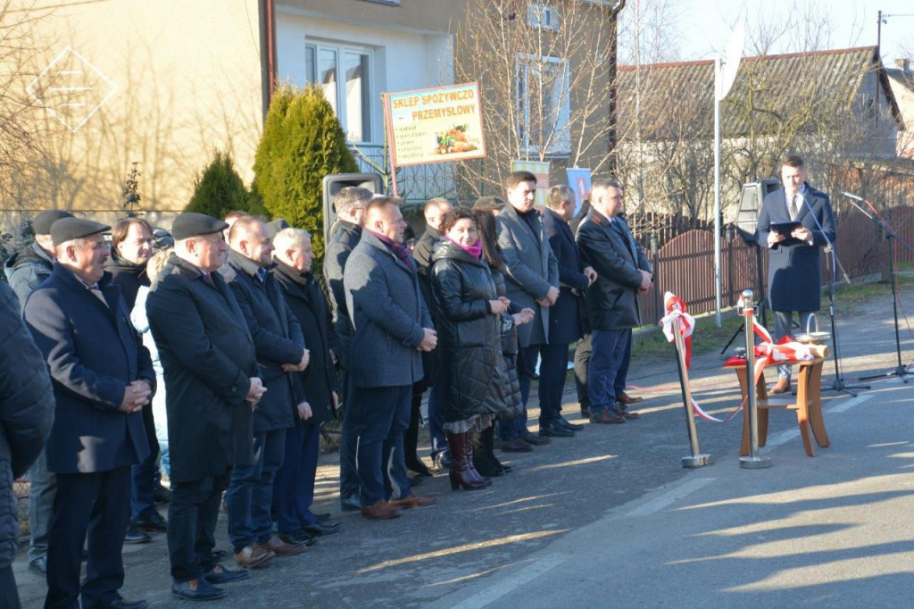 Otwarcie drogi w Ustrzeszy