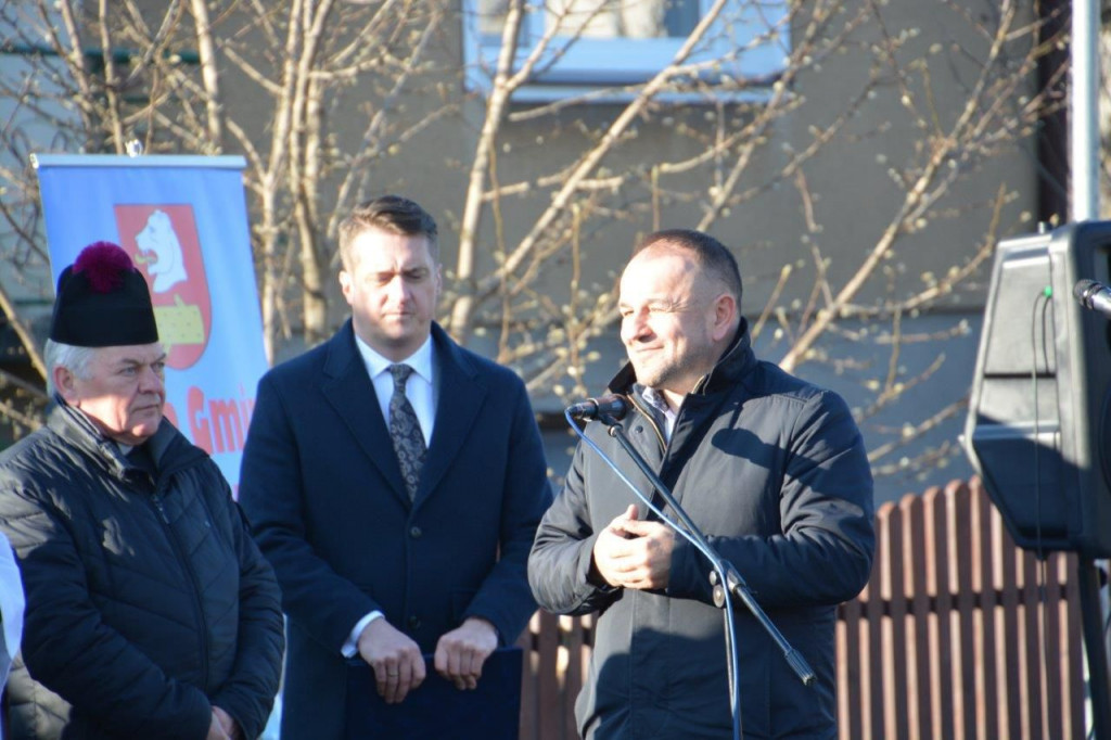Otwarcie drogi w Ustrzeszy