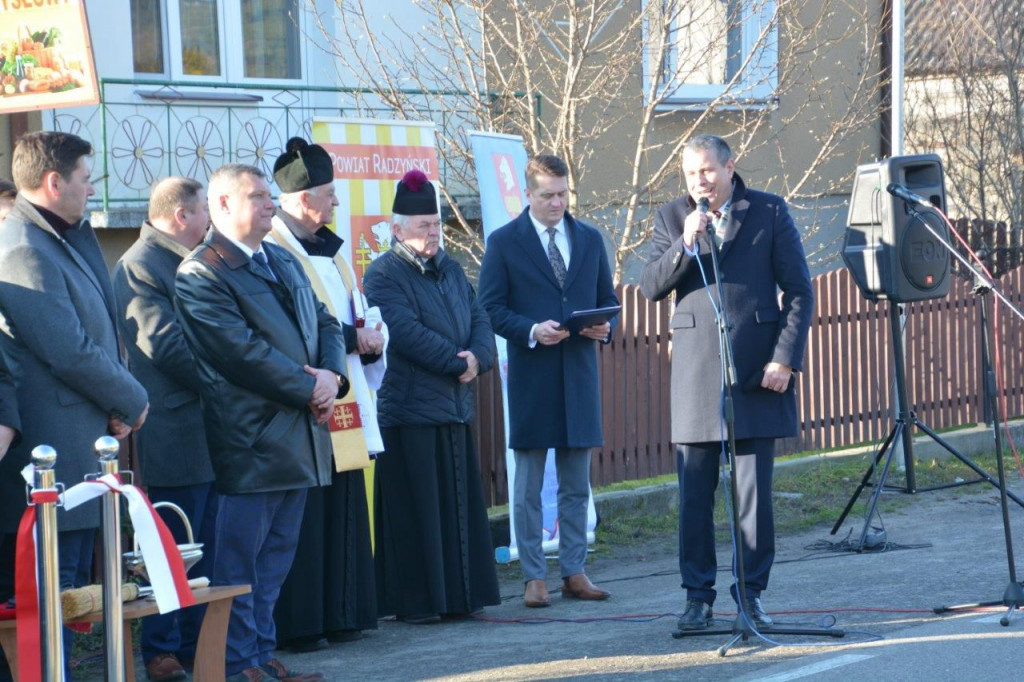 Otwarcie drogi w Ustrzeszy