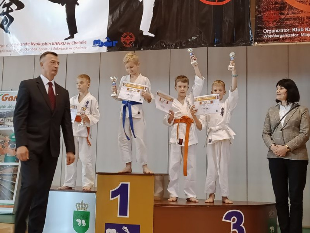 Karatecy z gminy Kąkolewnica na turnieju w Chełmie