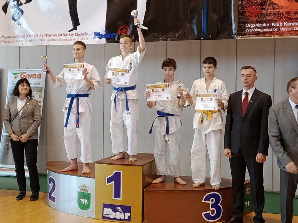 Karatecy z gminy Kąkolewnica na turnieju w Chełmie