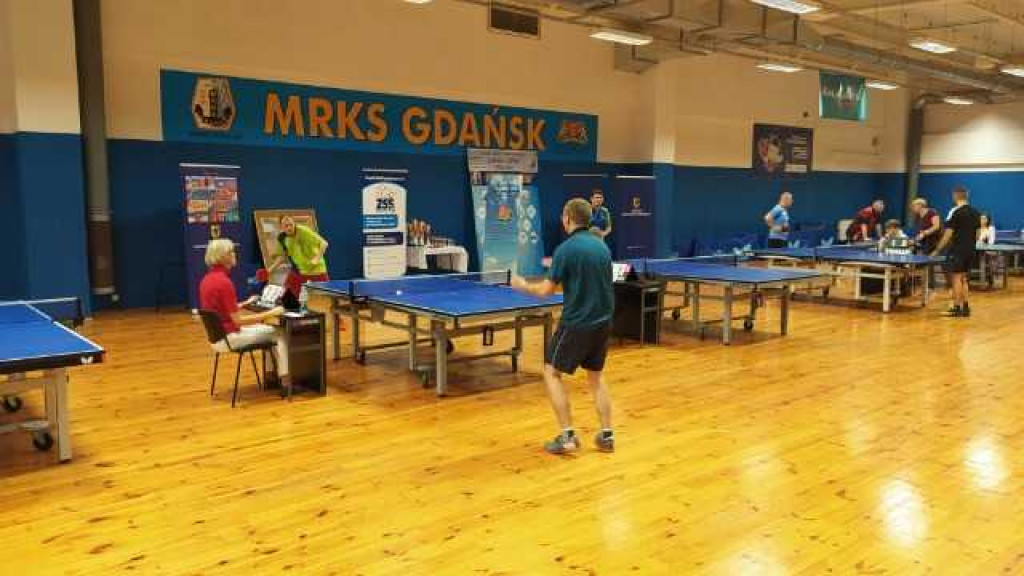 Rafał Olszewski na zawodach tenisowych w Gdańsku