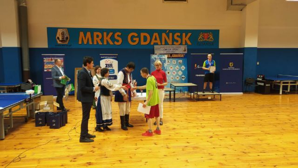 Rafał Olszewski na zawodach tenisowych w Gdańsku