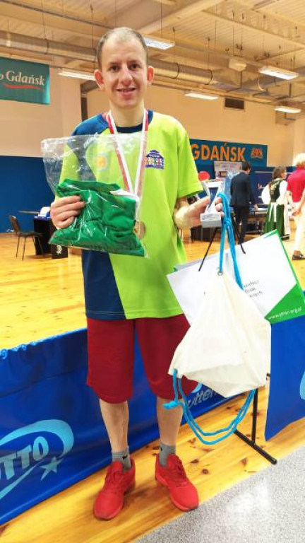 Rafał Olszewski na zawodach tenisowych w Gdańsku