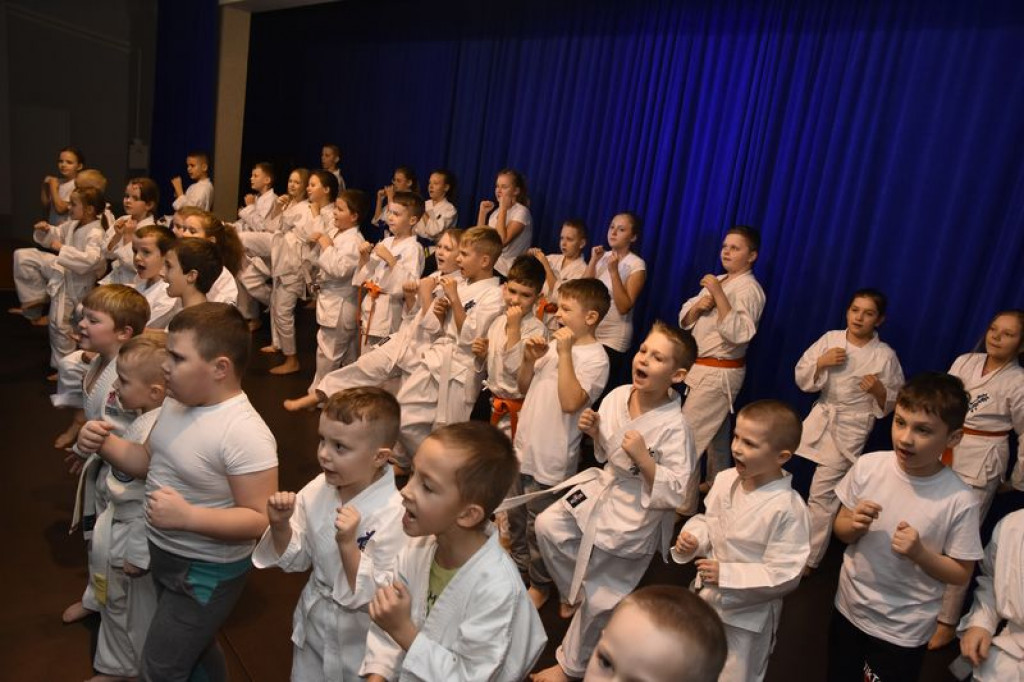 Egzamin z karate w Kąkolewnicy