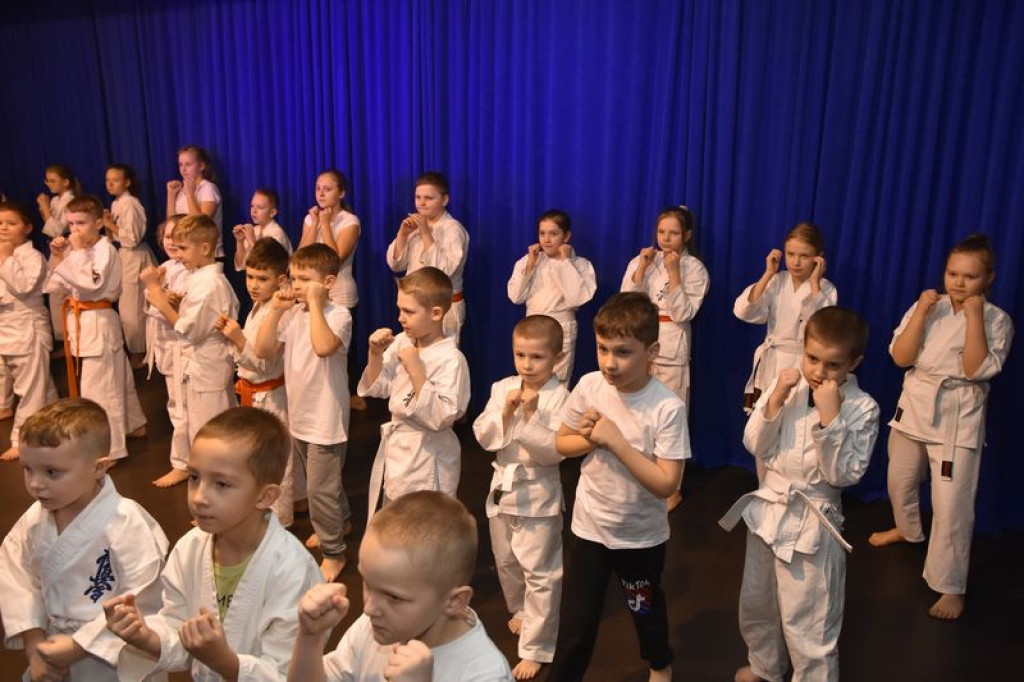 Egzamin z karate w Kąkolewnicy