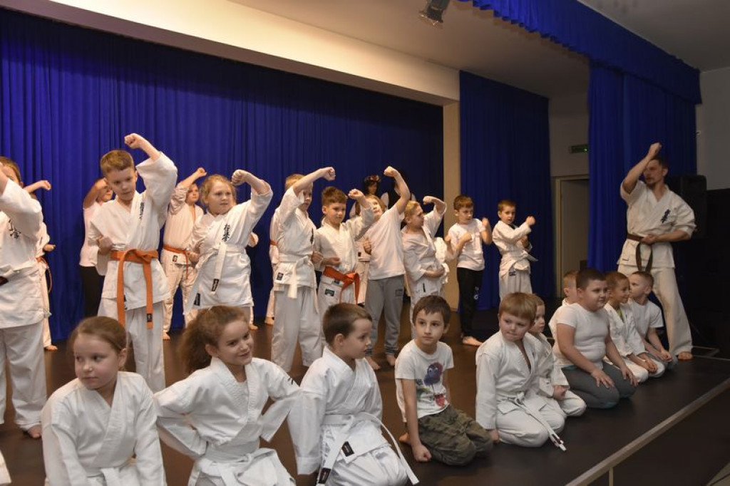 Egzamin z karate w Kąkolewnicy