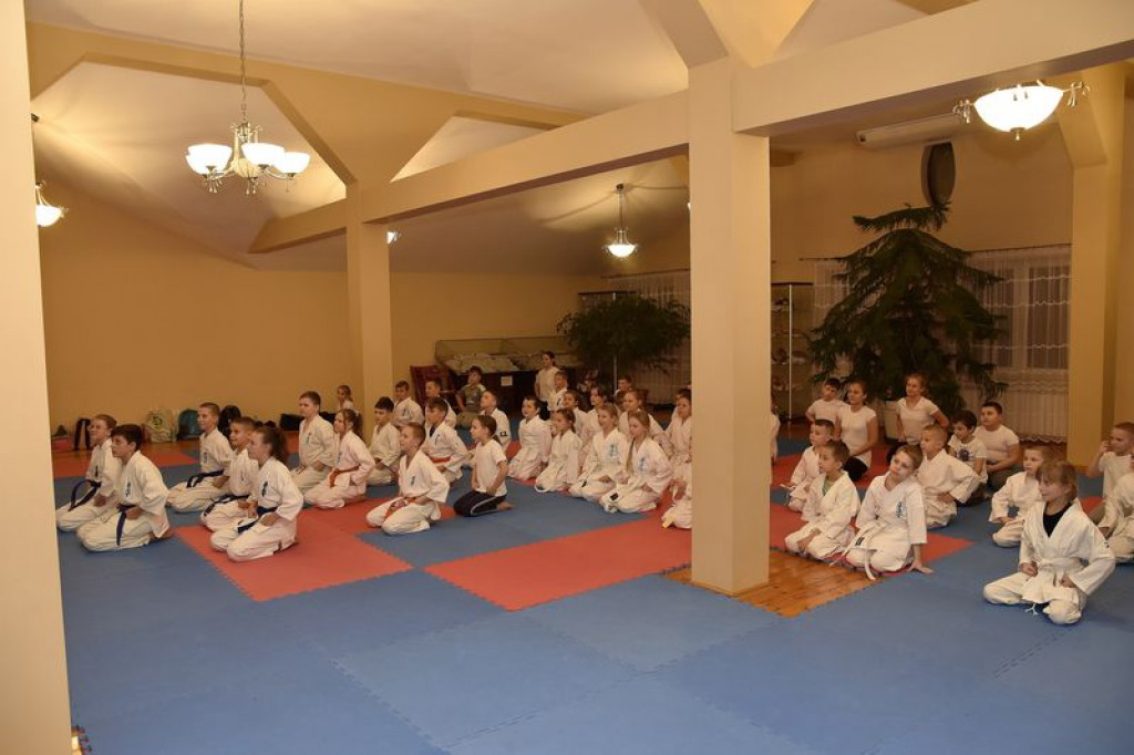 Egzamin z karate w Kąkolewnicy