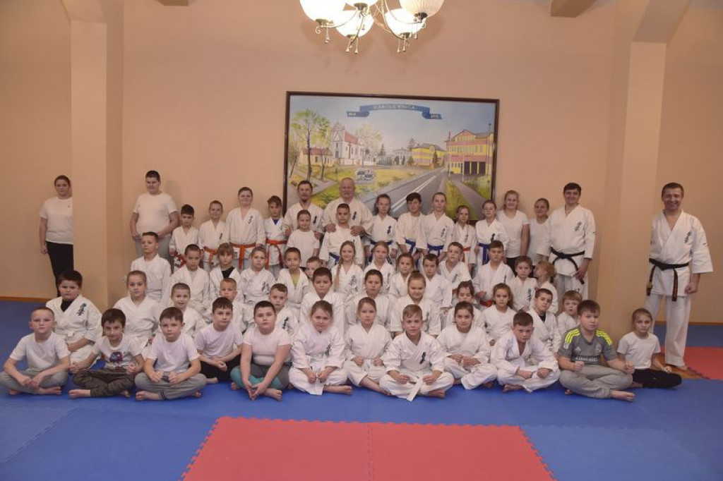 Egzamin z karate w Kąkolewnicy