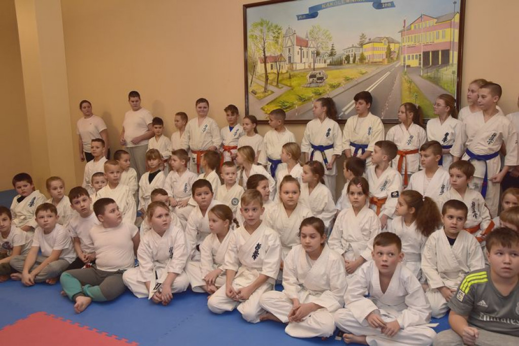 Egzamin z karate w Kąkolewnicy