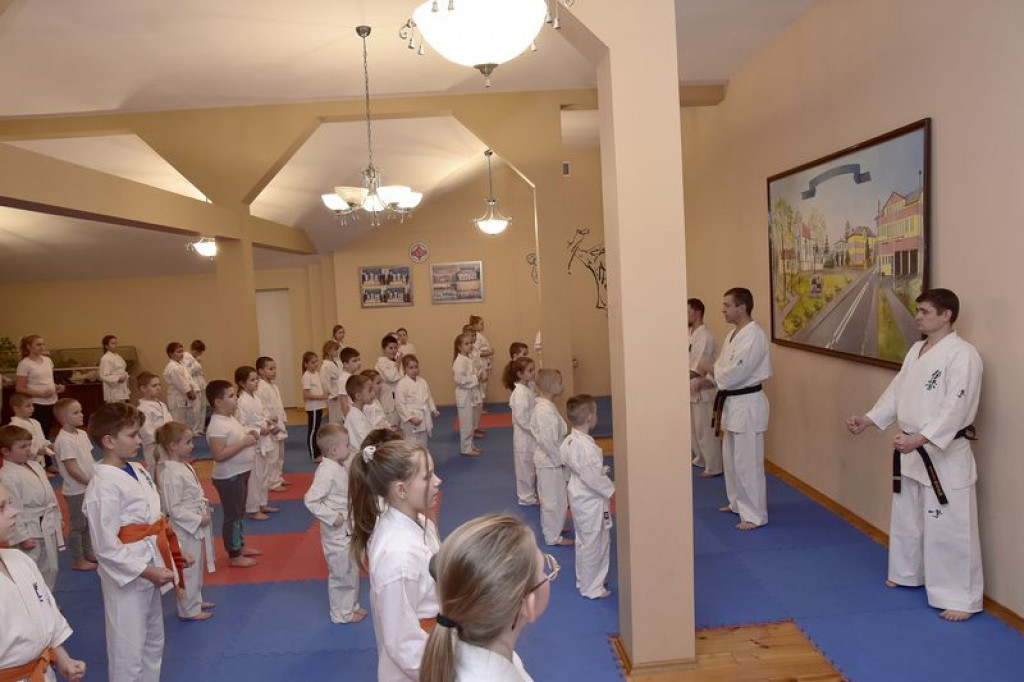 Egzamin z karate w Kąkolewnicy