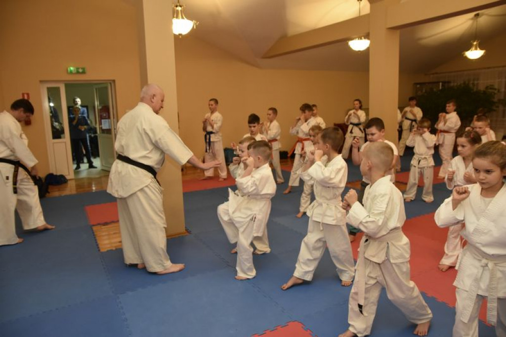 Egzamin z karate w Kąkolewnicy