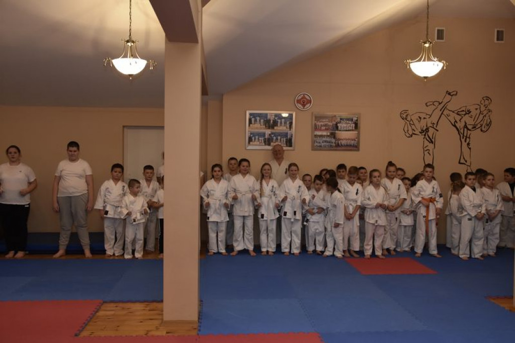 Egzamin z karate w Kąkolewnicy