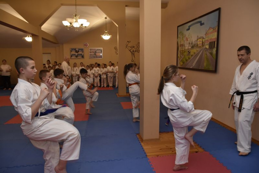 Egzamin z karate w Kąkolewnicy