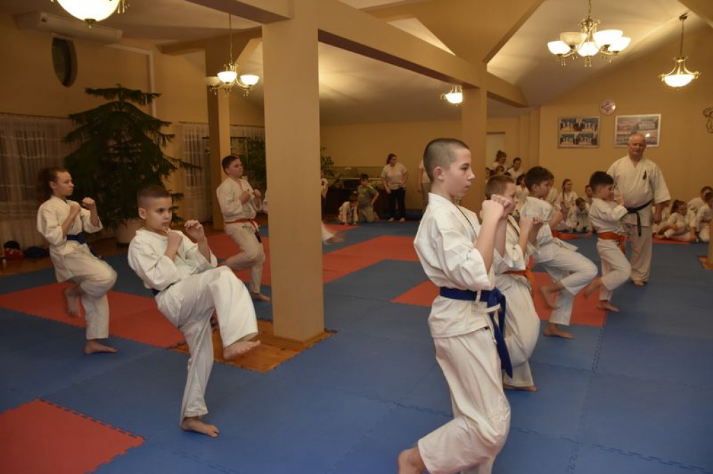 Egzamin z karate w Kąkolewnicy