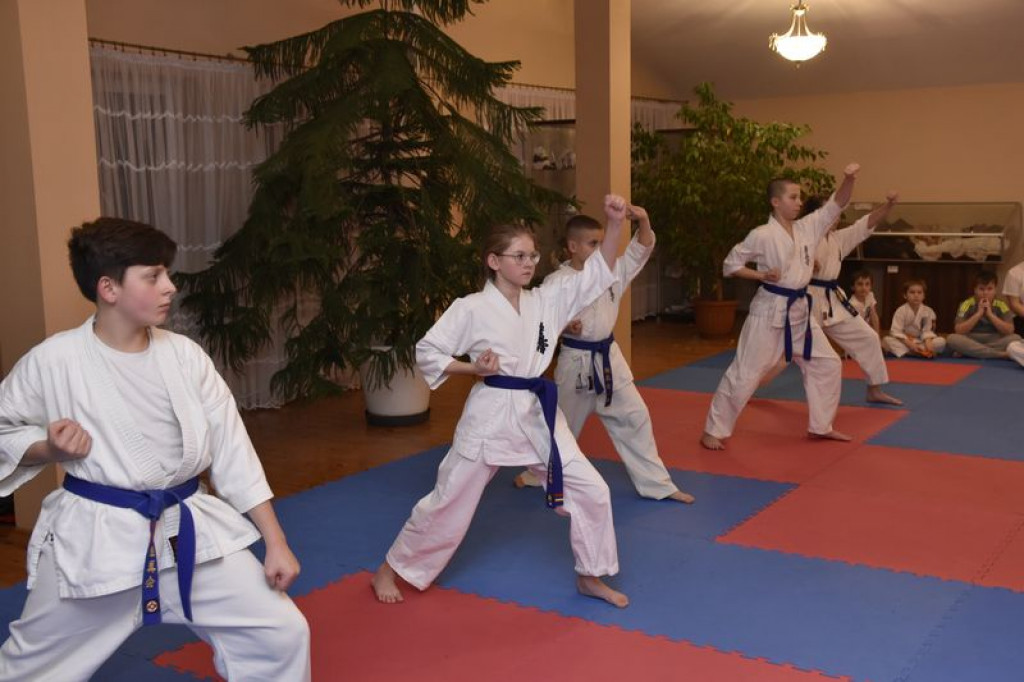 Egzamin z karate w Kąkolewnicy