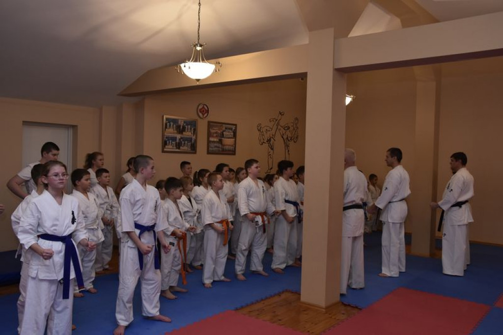 Egzamin z karate w Kąkolewnicy